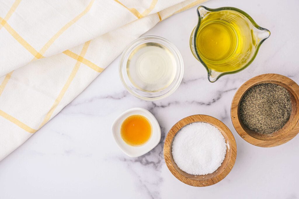 Ingredients for the dressing