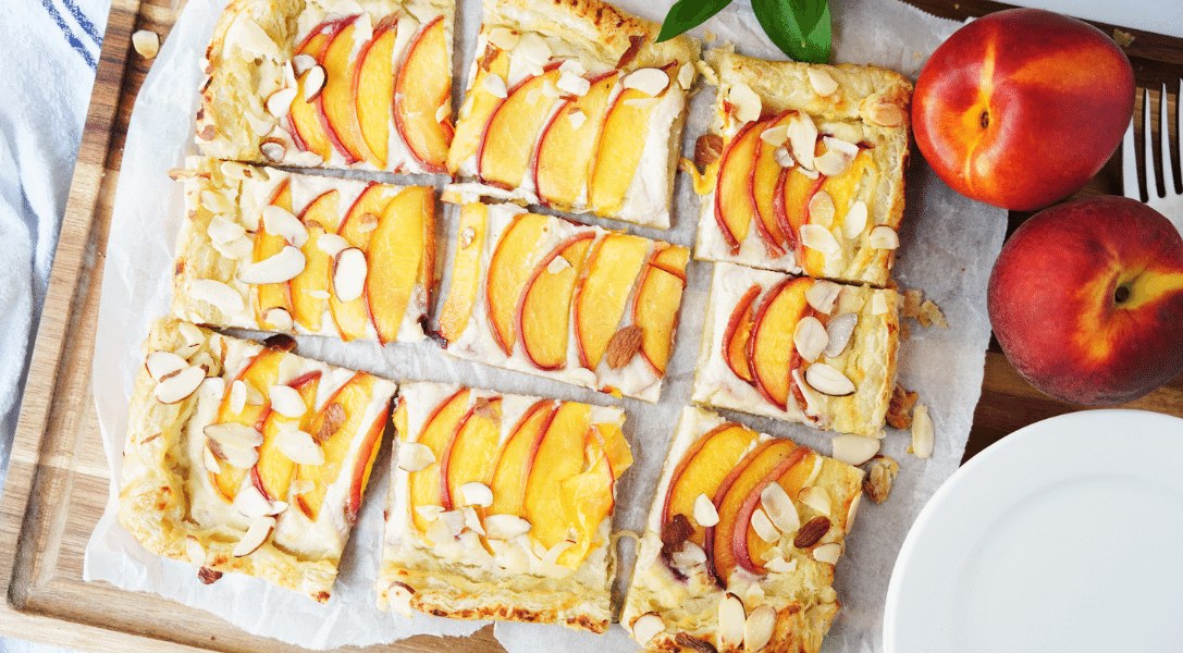 Stone Fruit Almond Tart