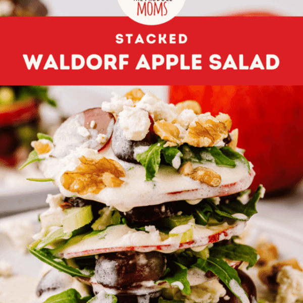 Pinterest Pin Stacked Apple Waldorf