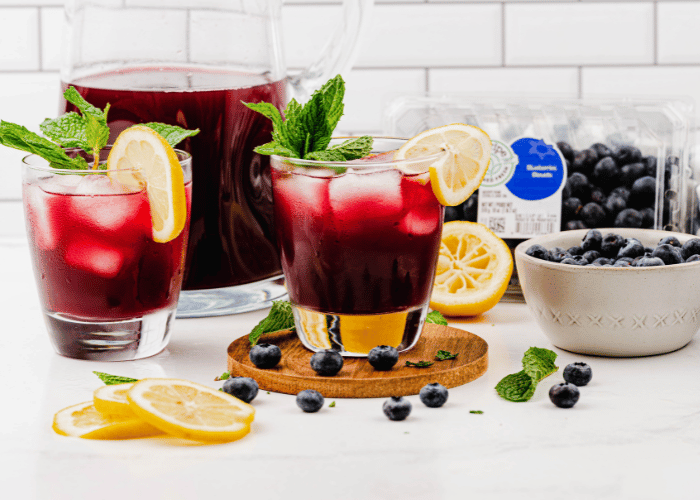 Blueberry Lemon Iced Tea