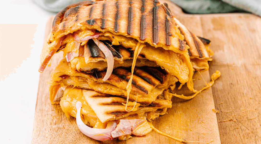 Red Onion and Apple Panini