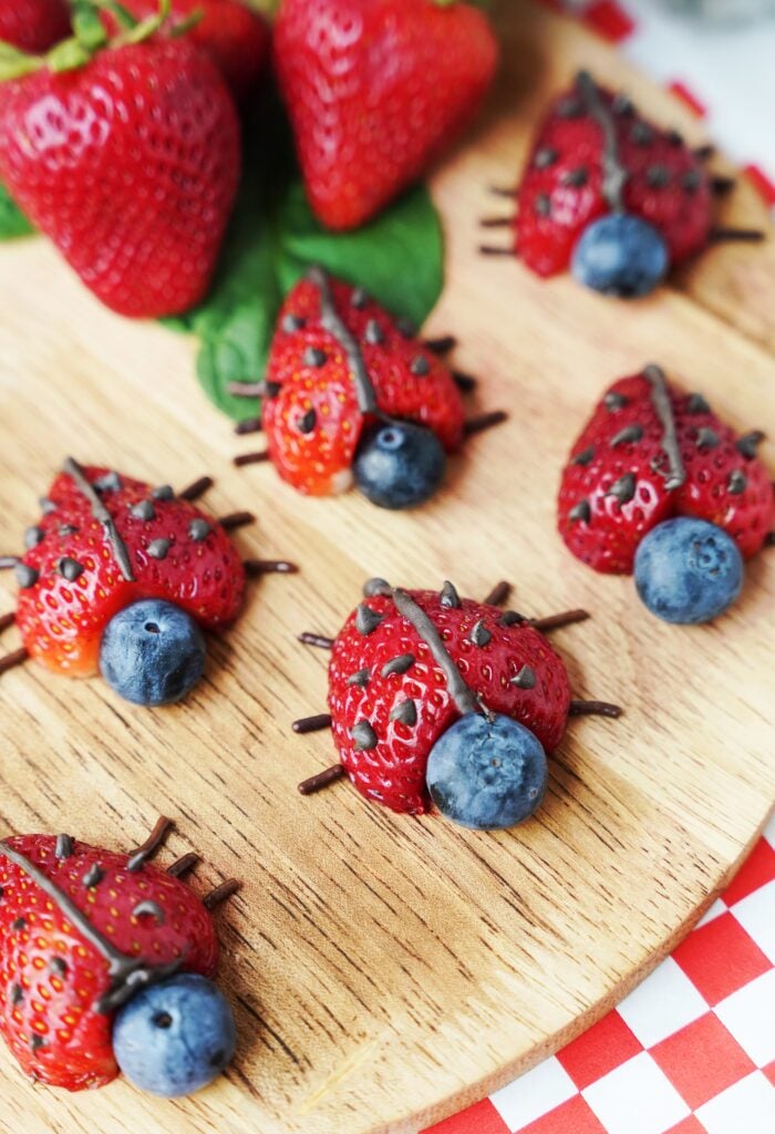 Strawberry Ladybugs