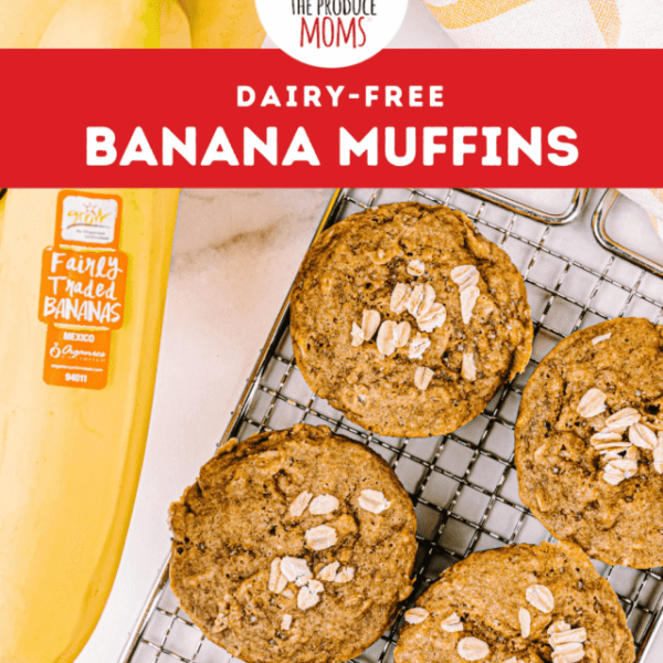 Pinterest Pin Banana Muffins