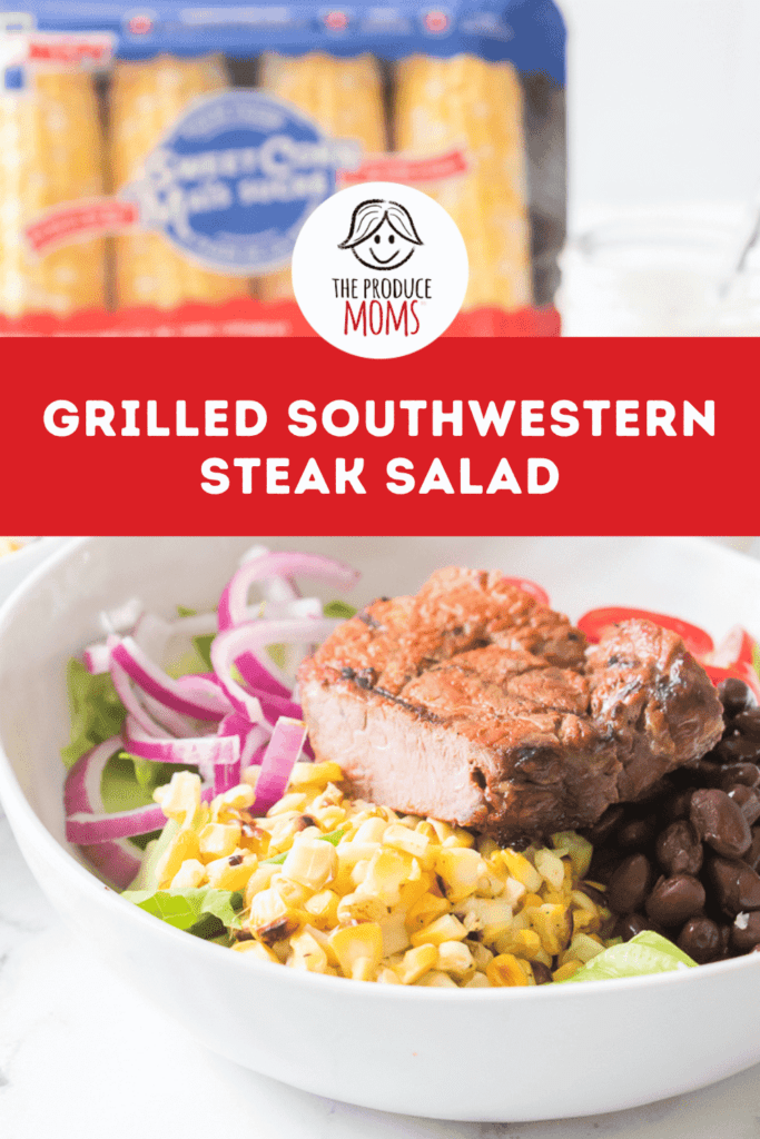 Pinterest Pin Grilled Southwestern Steak Salad