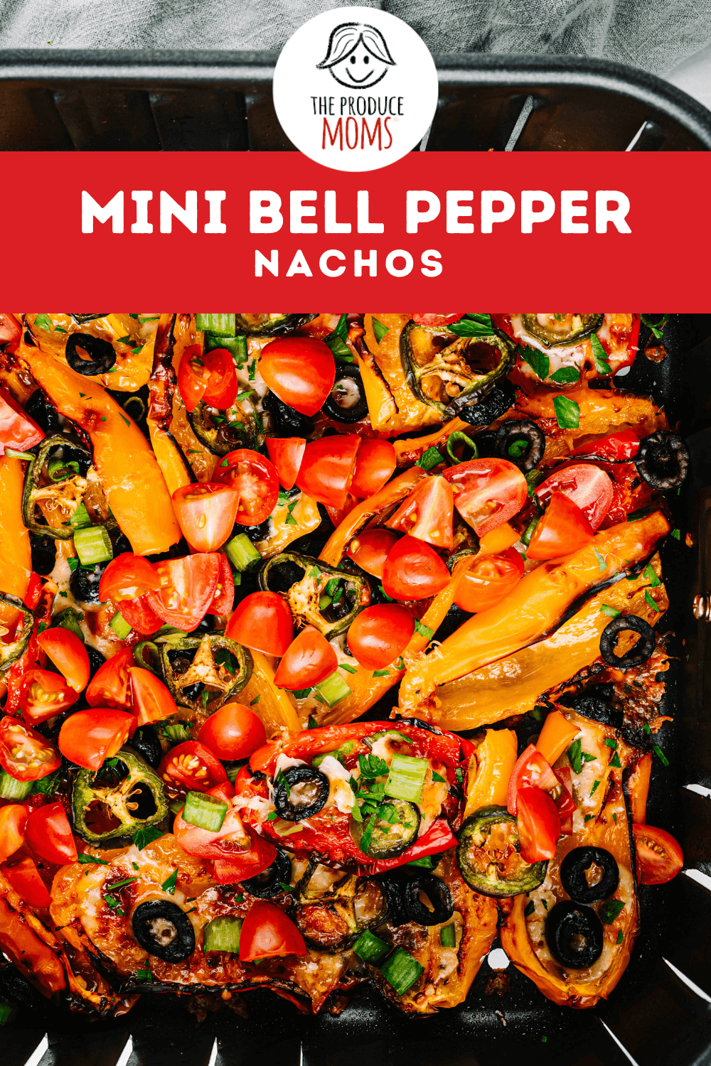 Pinterest Pin Mini Bell Pepper Nachos