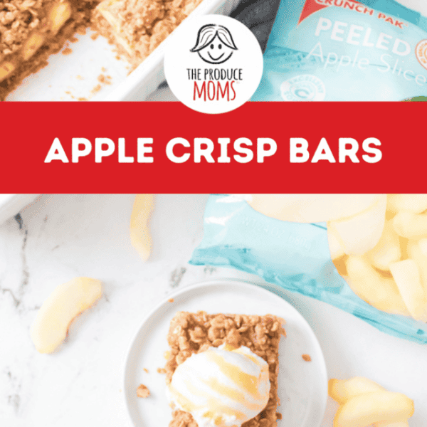 Pinterest Pin for Apple Crisp Bars
