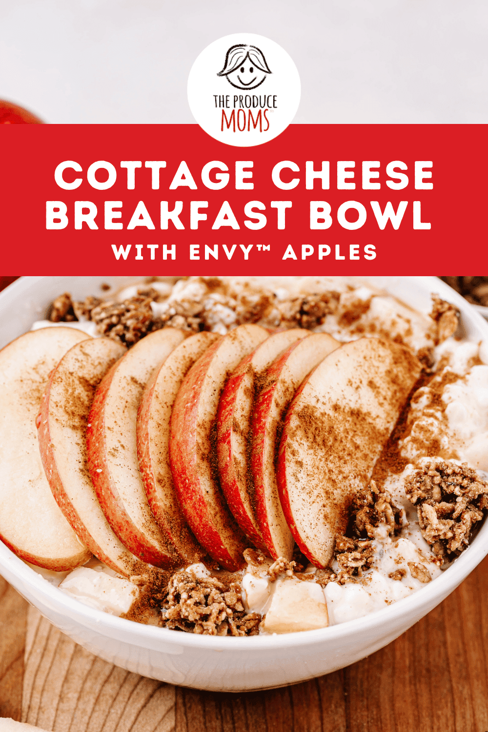 Pinterest Pin: Cottage Cheese Breakfast Bowl