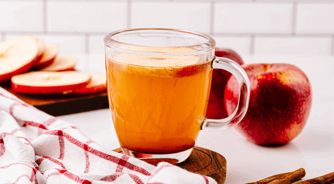 Caramel Apple cider Hot Toddy with SweeTango® Apples