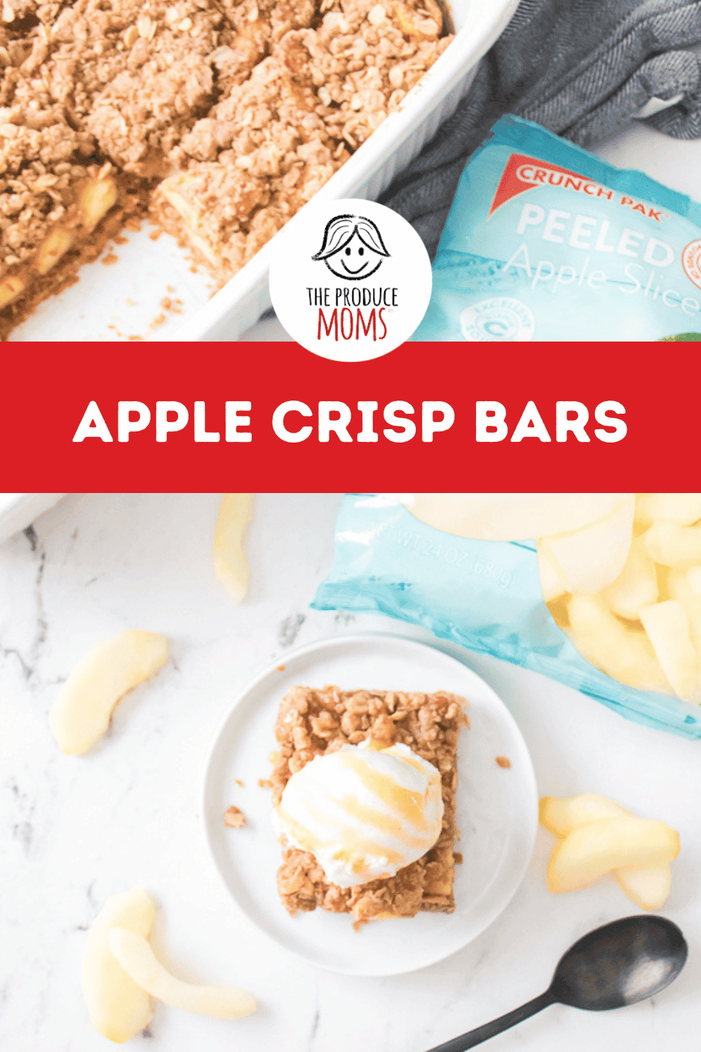 Pinterst Pin: Apple Crisp Bars