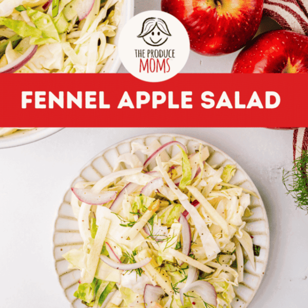 Pinterest Pin Fennel Apple Salad