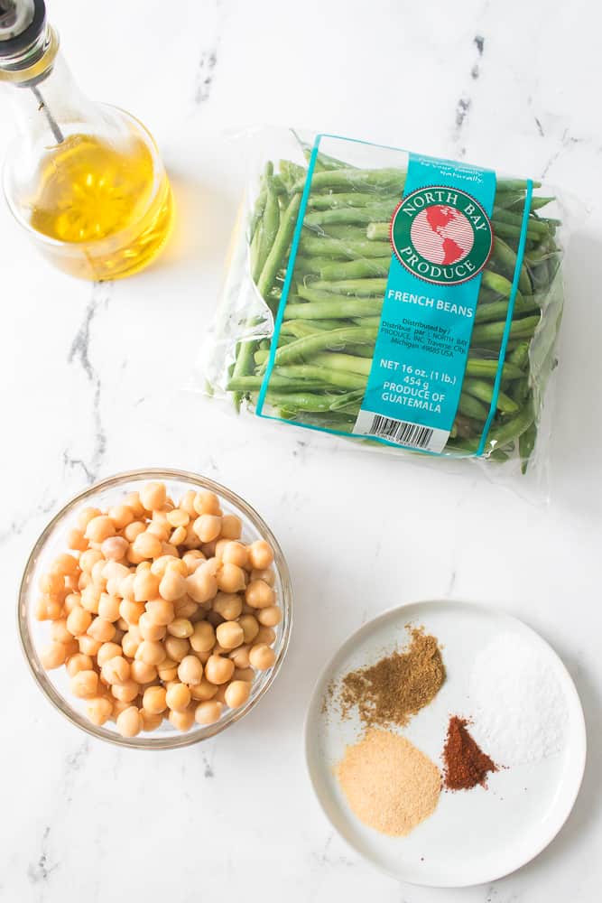 Green Beans with Crispy Chickpeas-3