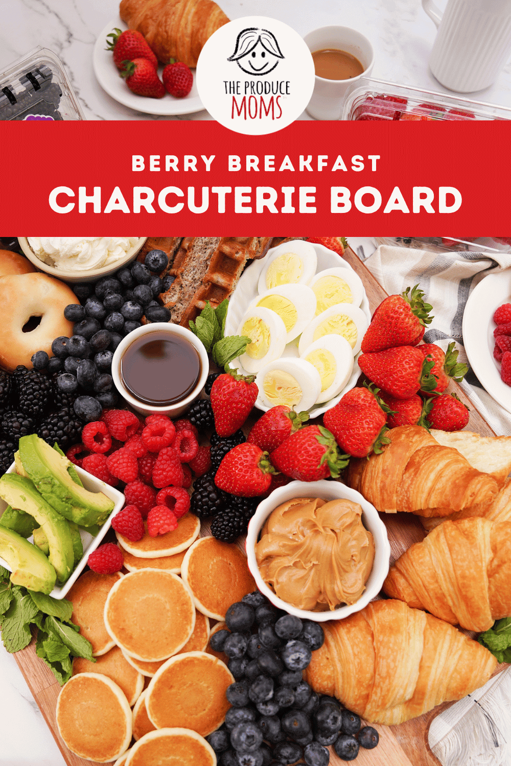 Pinterest Pin Berry Breakfast Charcuterie Board