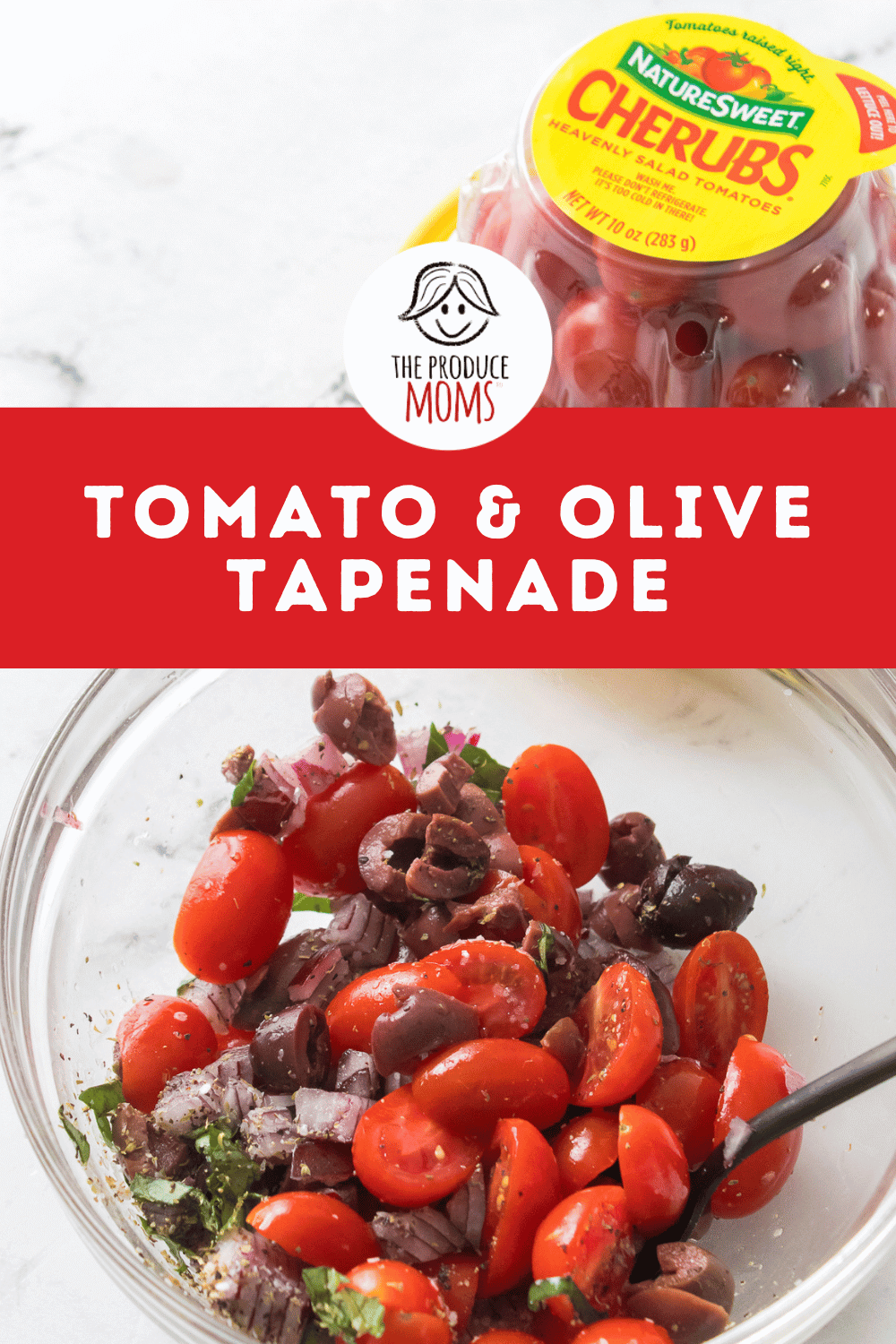 Pinterest Pin Tomato and Olive Tapenade