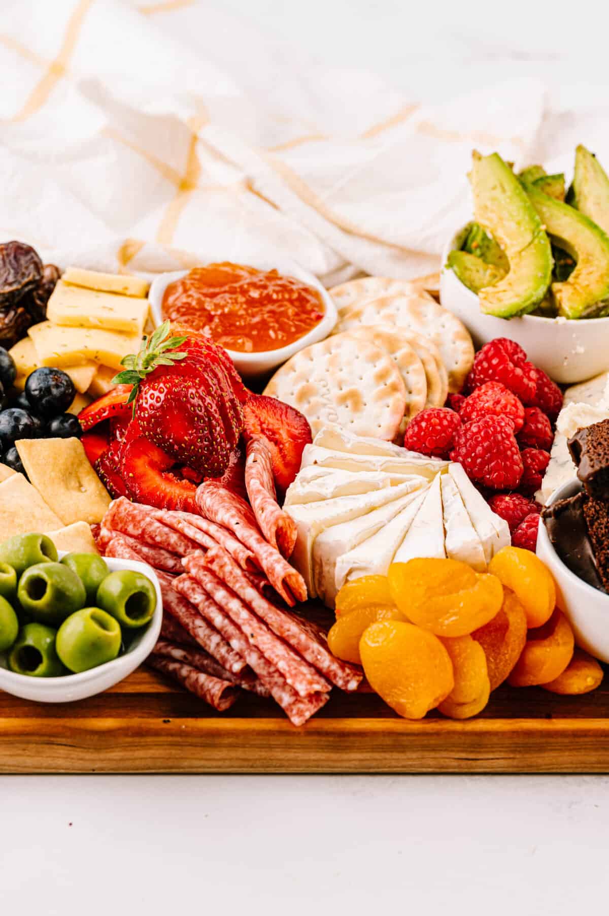 Assemble your charcuterie cheese board.