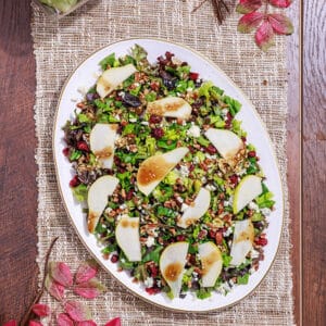 Overview of Winter Pear Salad Vertical