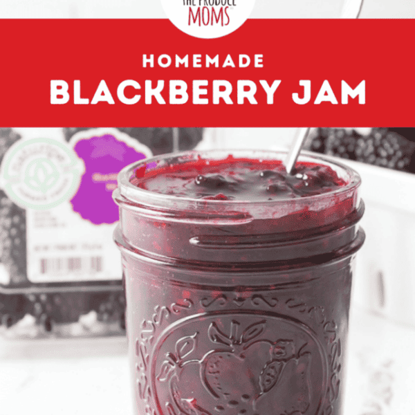 Pinterest Pin Blackberry jam