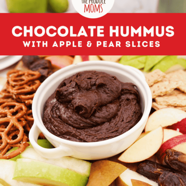Pinterest Pin Chocolate Hummus