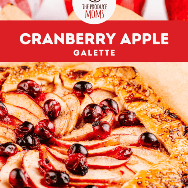Pinterest Pin Craberry Apple Galette