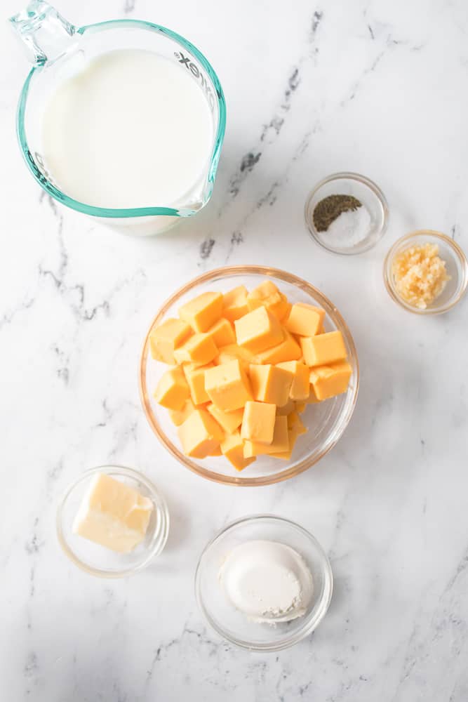 ingredients for broccoli cheese sauce