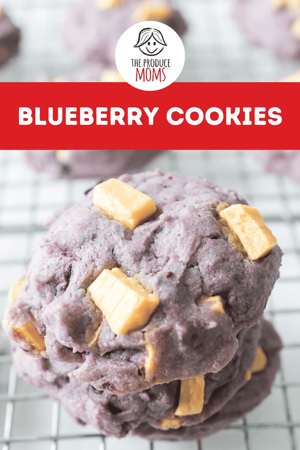 Pinterst Pin Blueberry Cookies