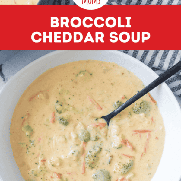 Pinterest Pin Broccoli Cheddar Soup