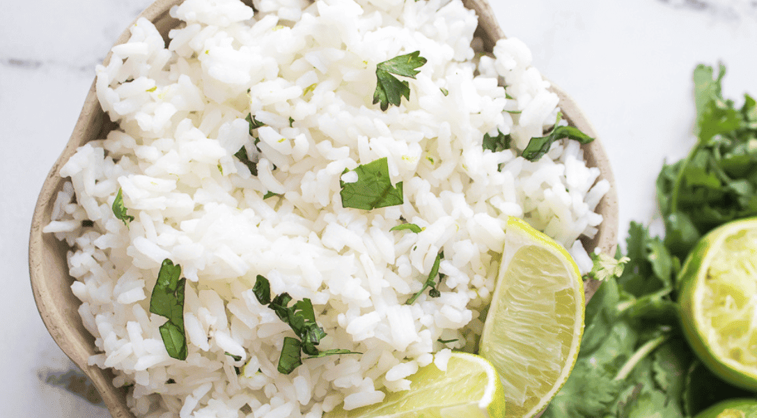 Bowl of Chipotle Lime Rice