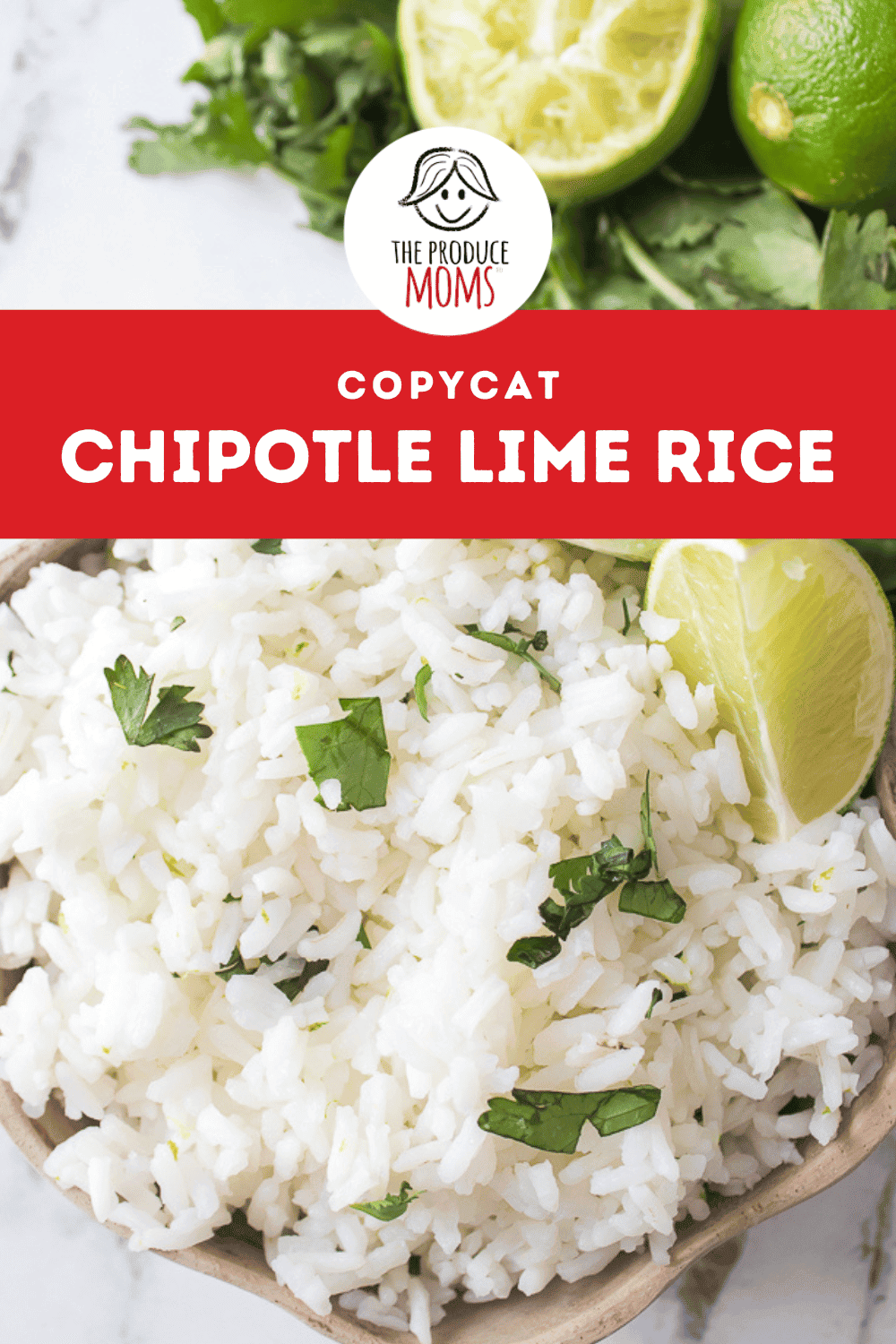 Pinterest Pin Chipotle Lime Rice