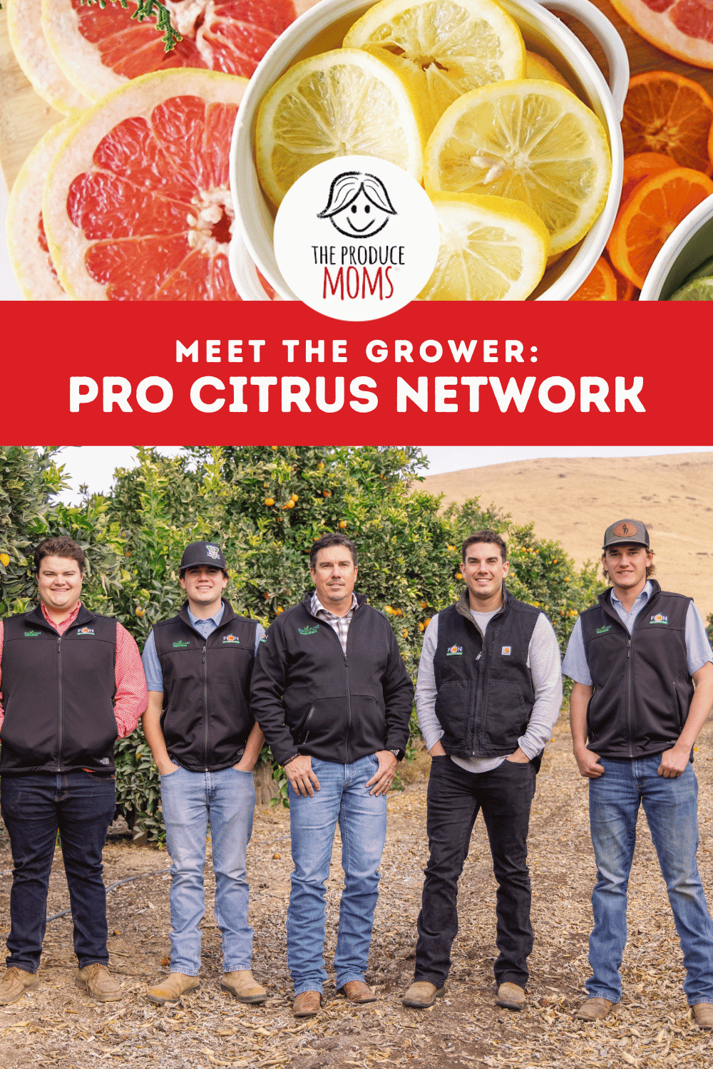 Pinterest Pin: Meet the Grower Pro Citrus Network