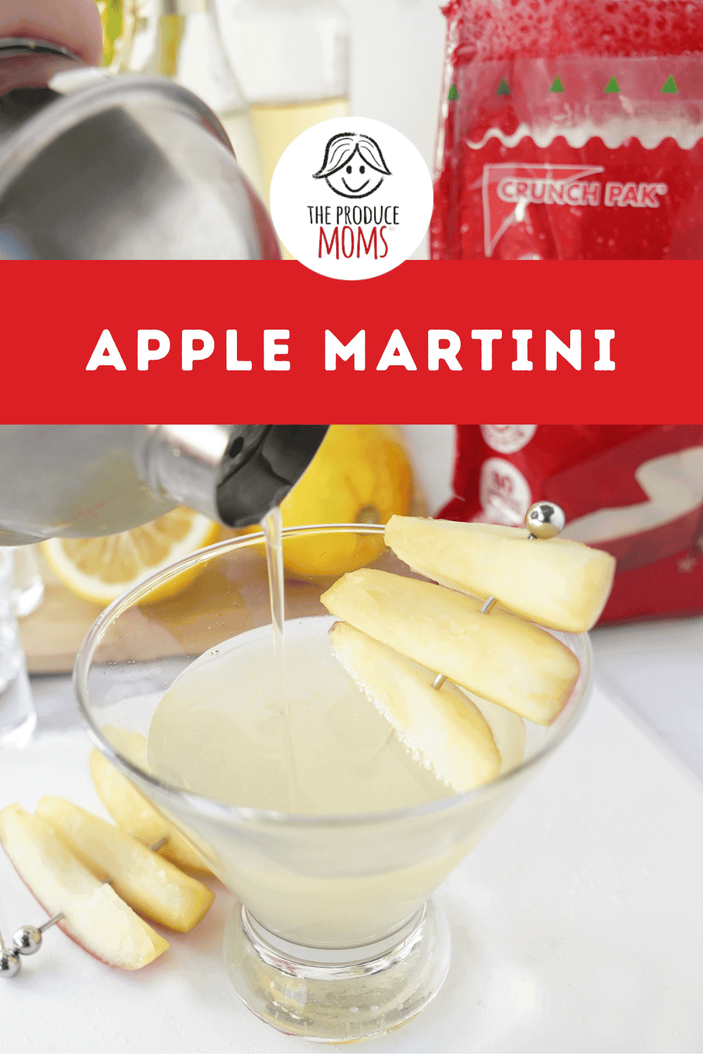 Pinterest Pin Apple Martini