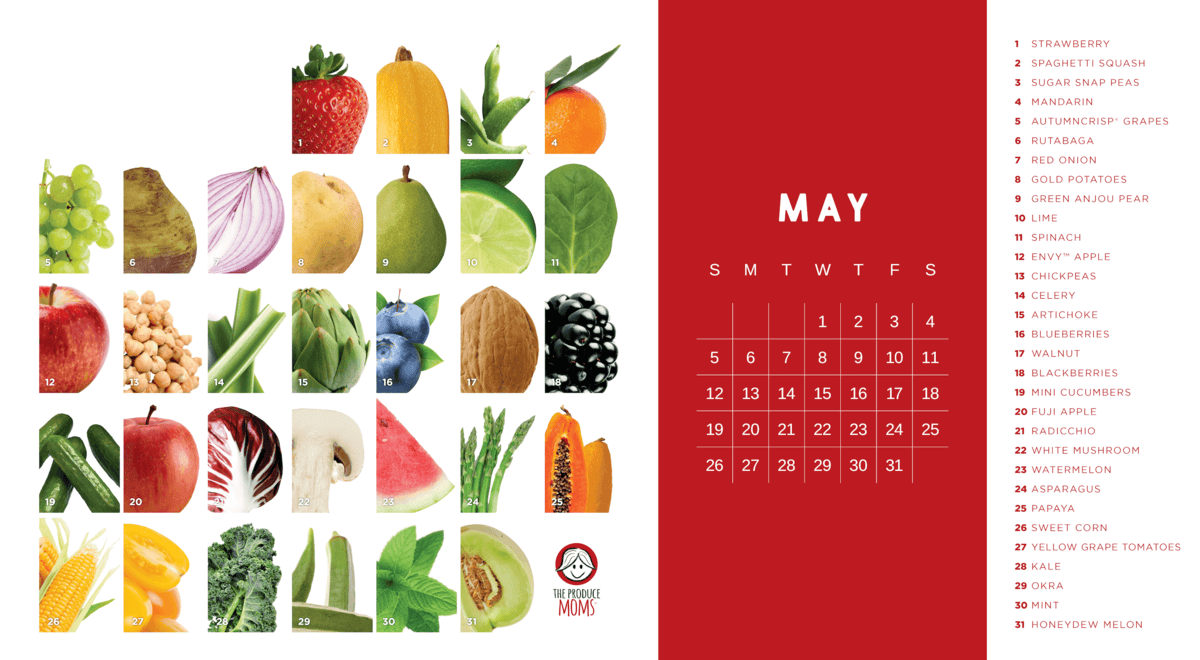 The Produce Challenge Calendar May 2024