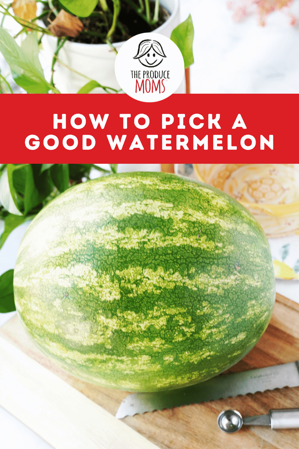 Pinterest Pin How to Pick a Good Watermelon
