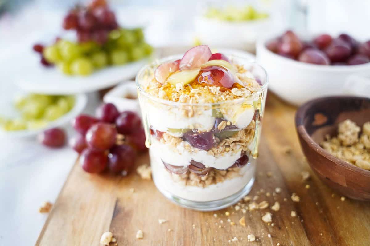 Snapshot of Can Dogs Safely Eat Purple Grape Yogurt Parfait