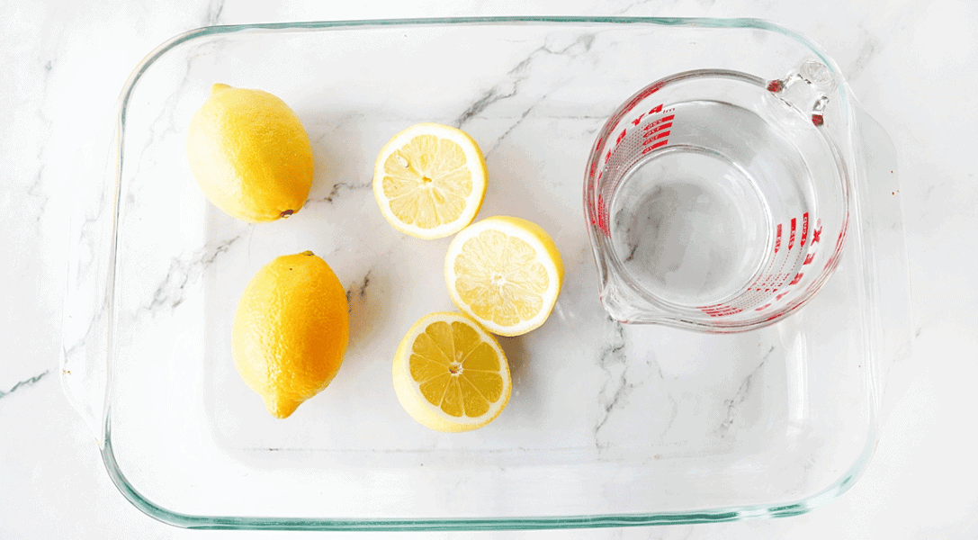 Ingredients for Lemon Oven Cleaner
