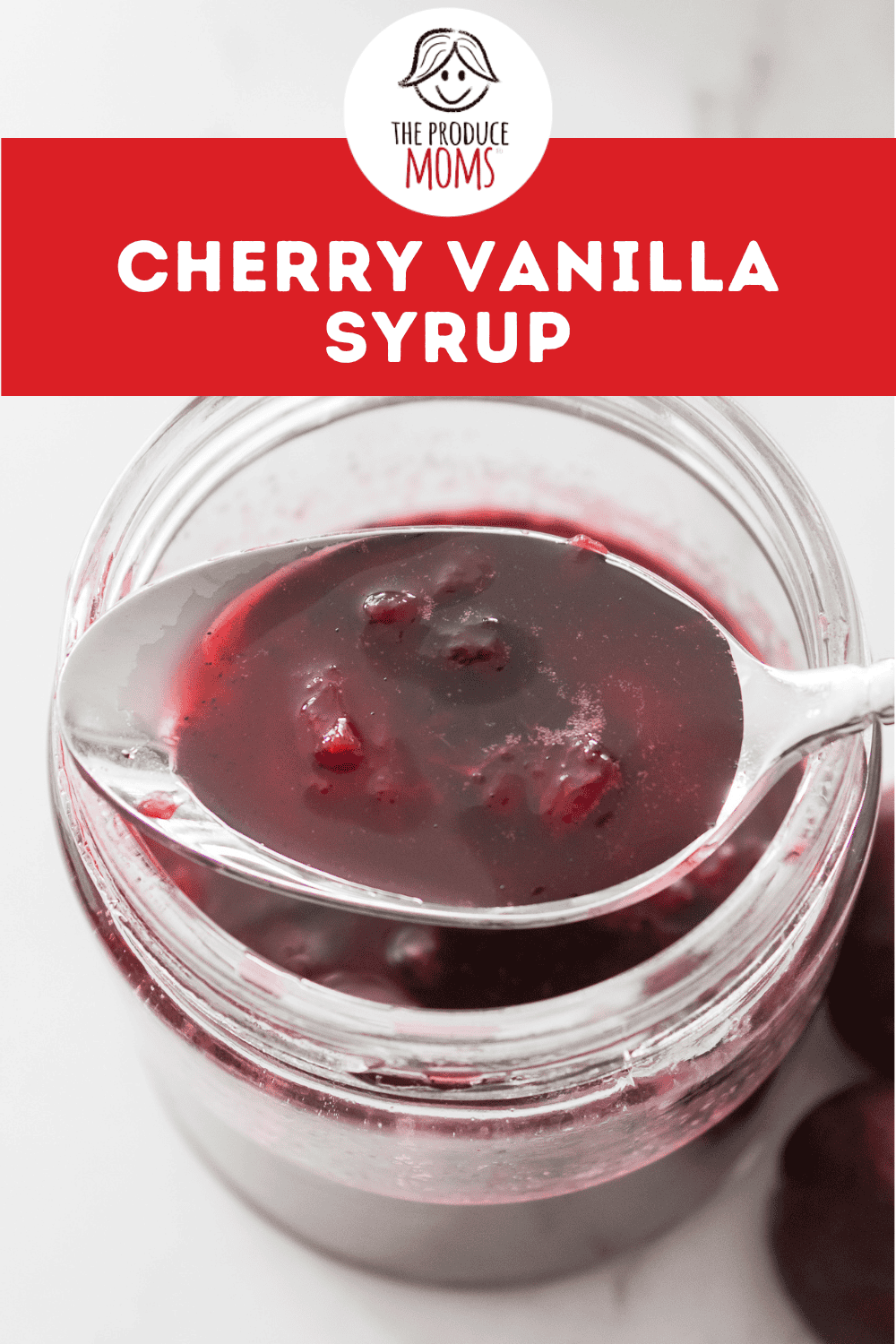 Pinterest Pin Cherry Vanilla Syrup