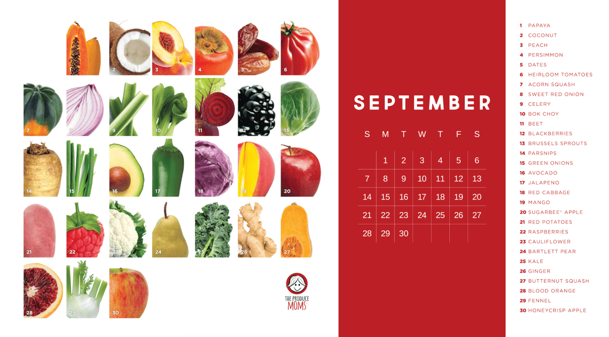 The Produce Challenge® September 2025 Calendar