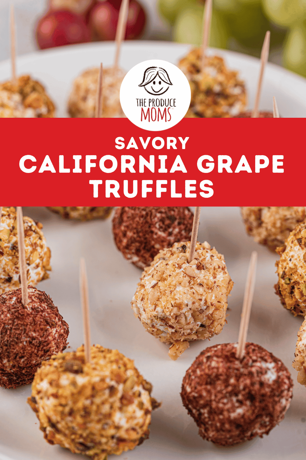 Pinterest Pin California Grape Truffles