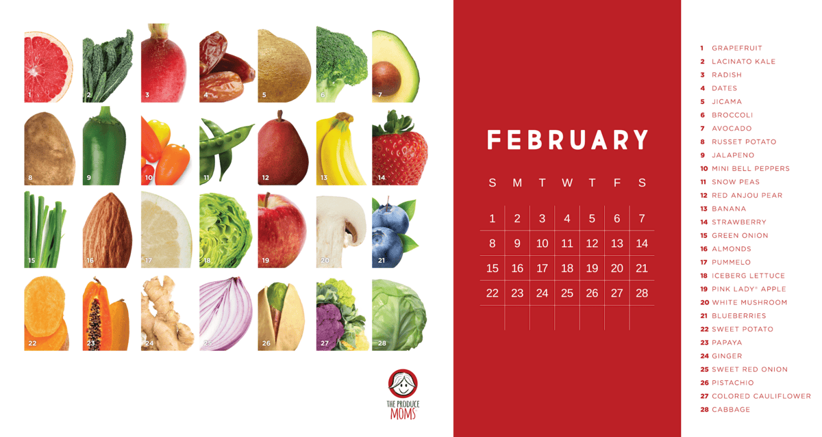 The Produce Challenge® Calendar February 2026