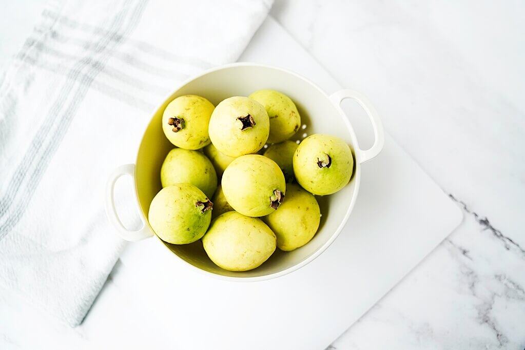 Bowl of guavas