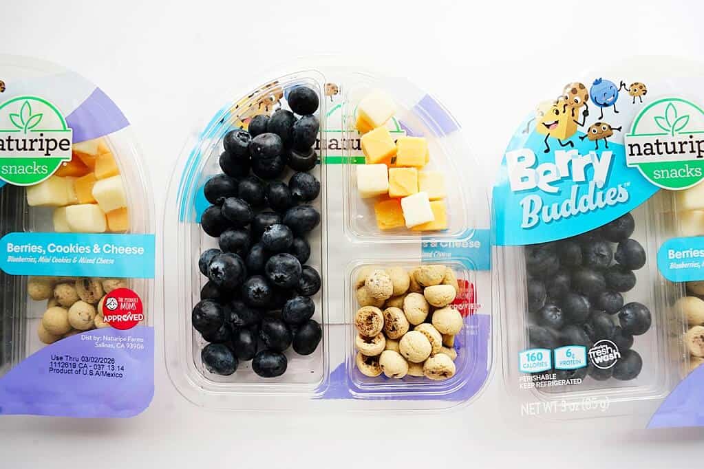 Close up of Berry Buddies: Berreis, Cookies & Cheese