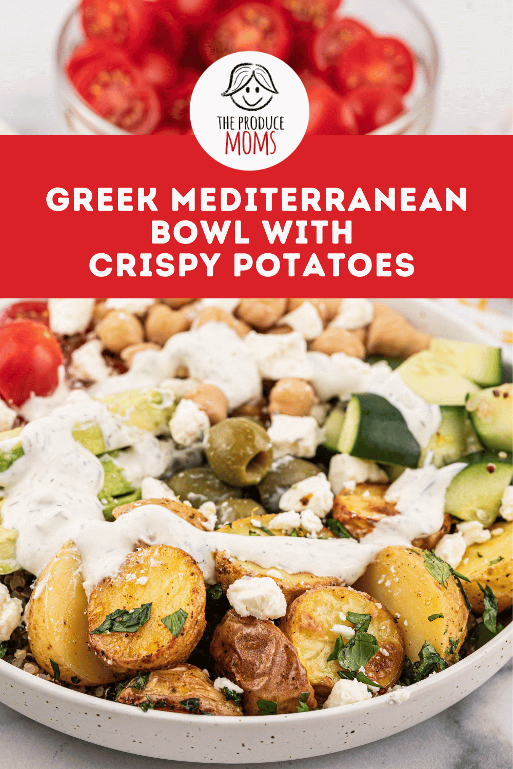 Pinterest Pin Mediterranean Bowl
