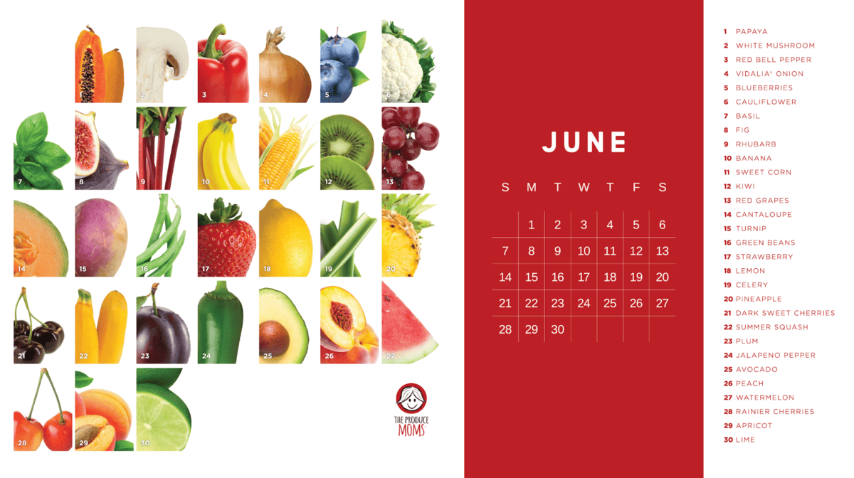 The Produce Challenge® Calendar June 2026