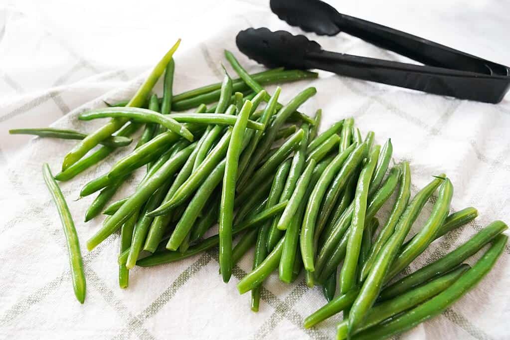 Green beans drying out after ice bath