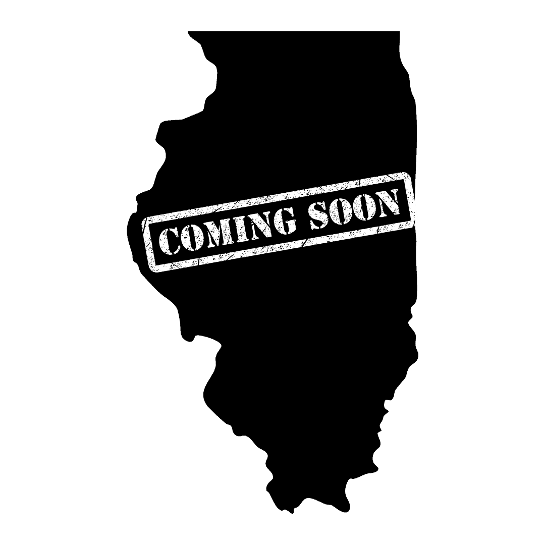 Coming Soon Outline of Illinois