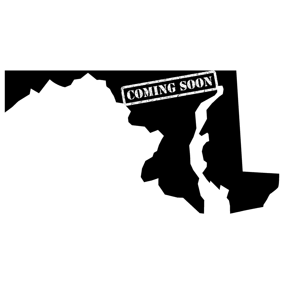 Coming Soon Outline of Maryland