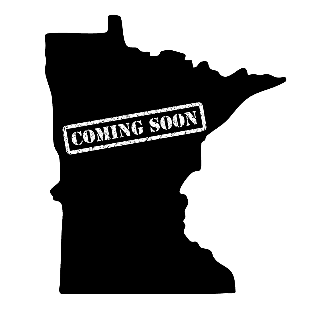 Coming Soon Outline of Minnesota