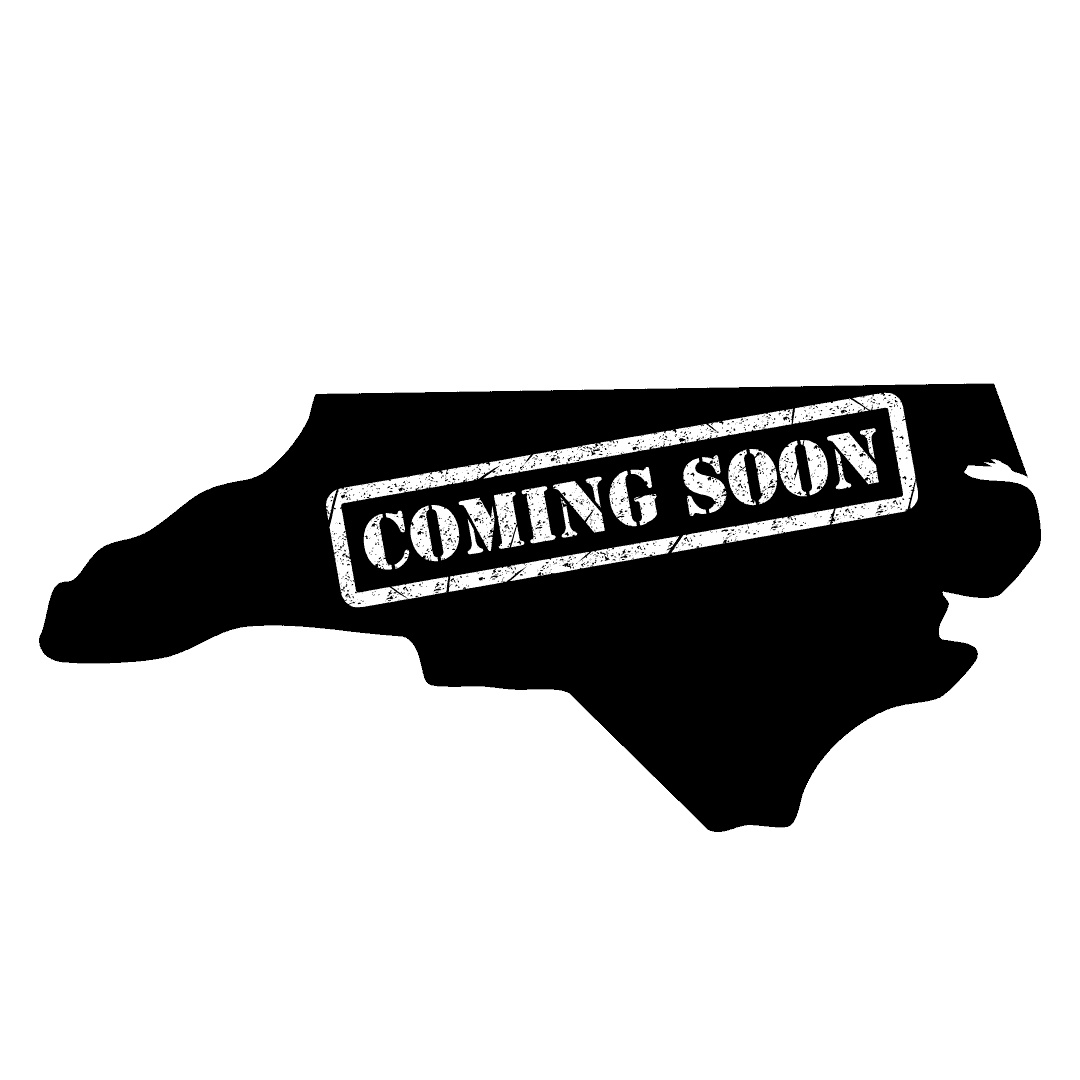 Coming Soon Outline of North Carolina
