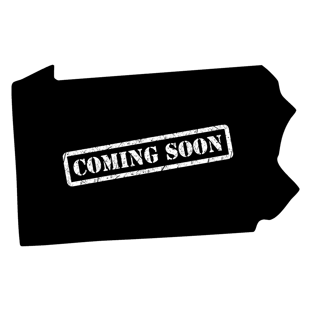Coming Soon Outline of Pennsylvania