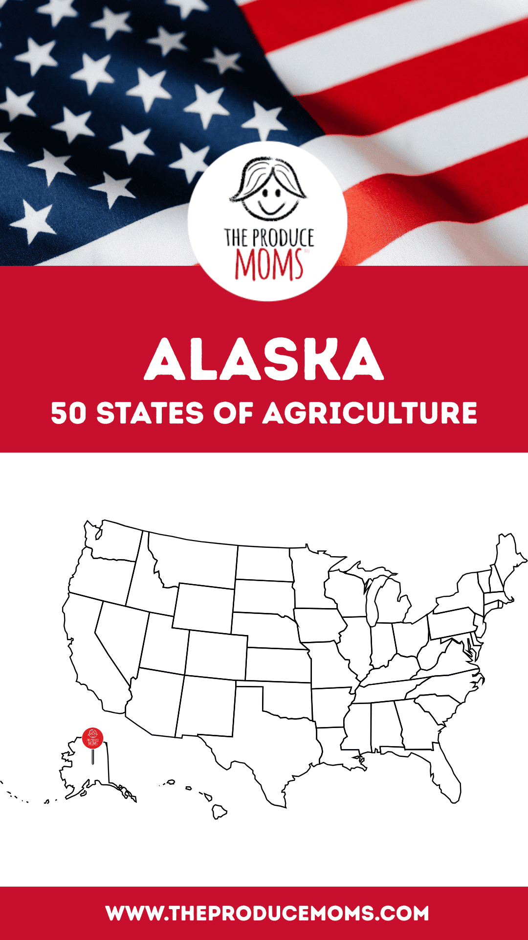 Pinterest Pin Alaska 50 States of Ag