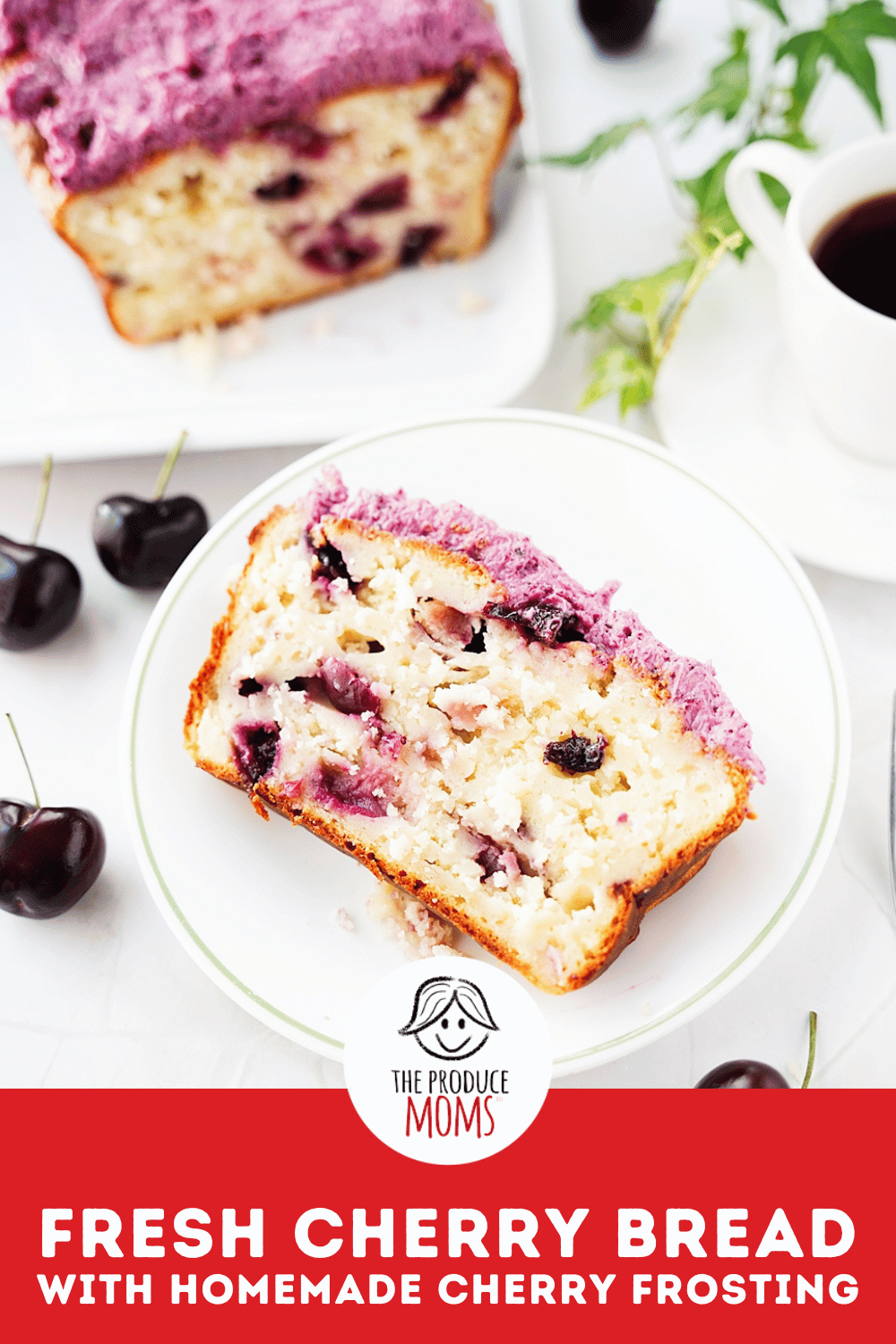 Pinterest Pin Fresh Cherry Bread