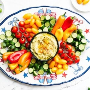 Summer Veggie Platter Hero